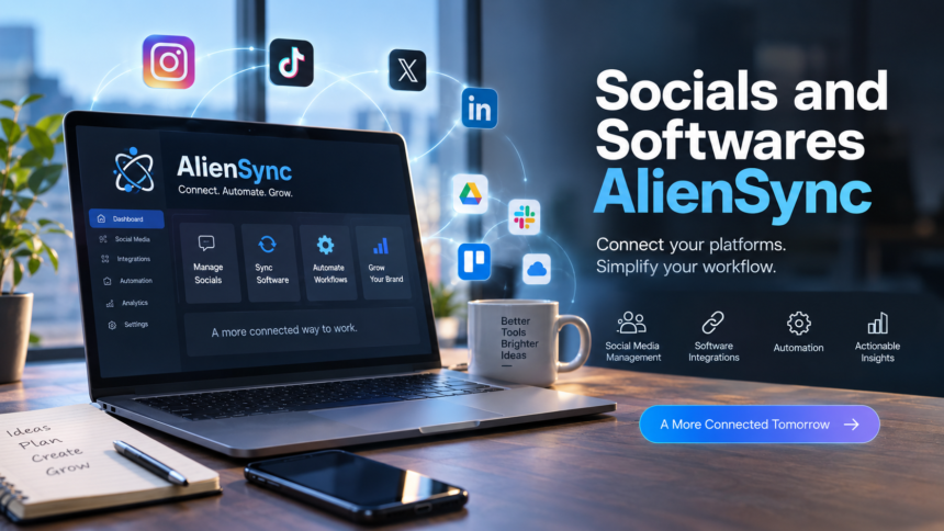 Socials and Softwares AlienSync